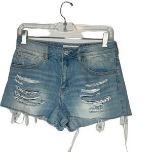 Pacsun High Rise Distressed Jean Shorts. Size 26.